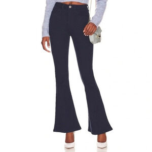 We Wore What French Navy True Flare Jeans 27